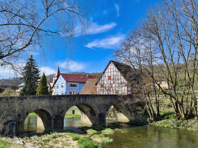 Brücke über die Tauber